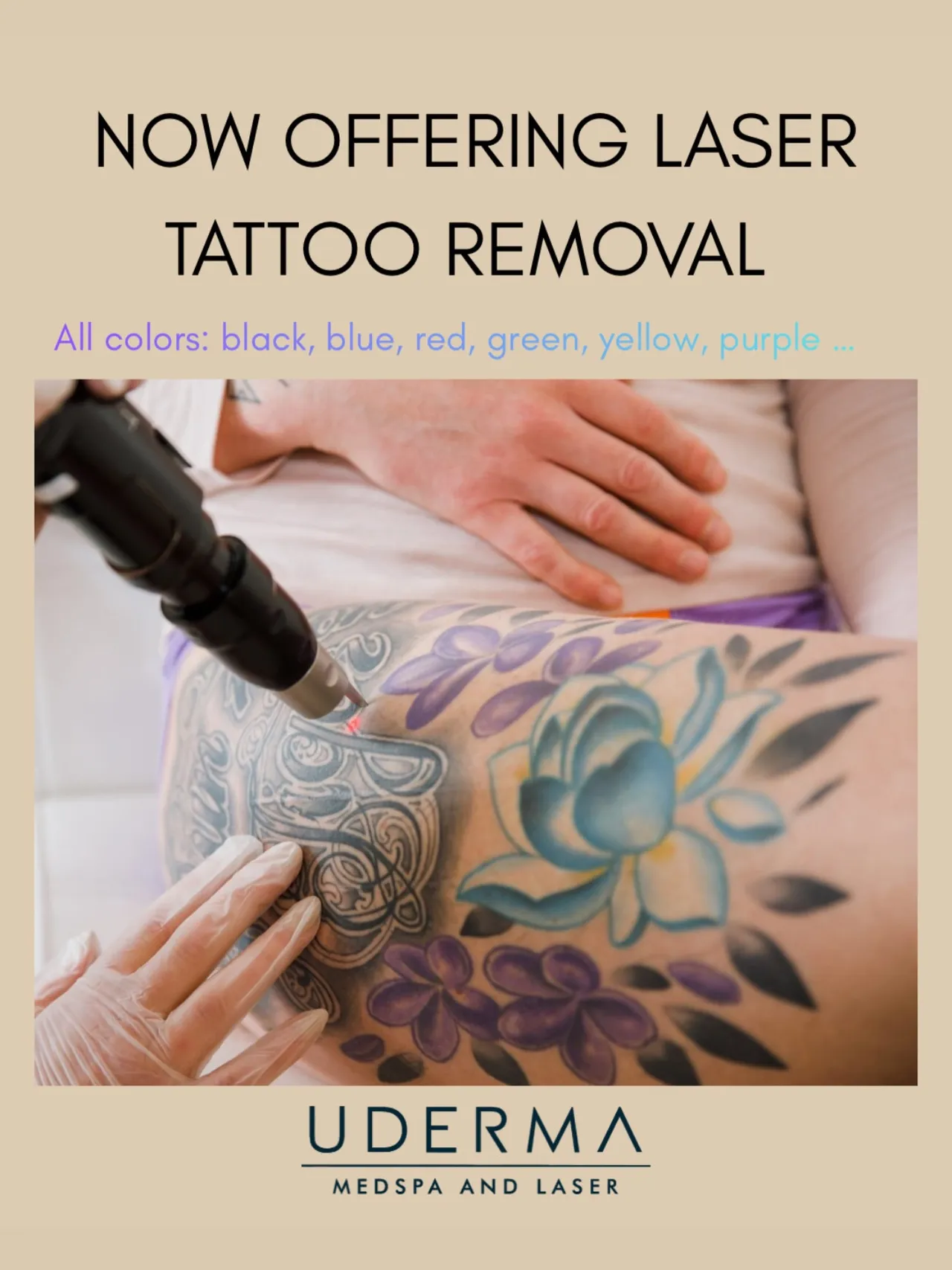 Now Offering Premium Tattoo Removal with the Industry-Leading Candela PicoWay Laser ✨